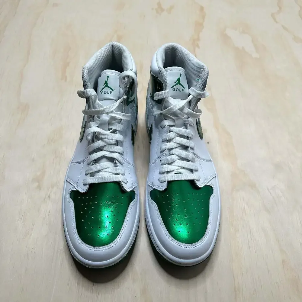 Air Jordan 1 High Golf 'Metallic Green' Shoes - DQ0660-130